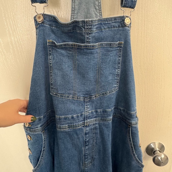 NWOT Denim Overalls - Picture 4 of 7